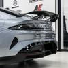 Compatible with Custom Carbon Fiber Front Splitter, Grooves, Electric Spoiler, & OEM Style Body Kit.
