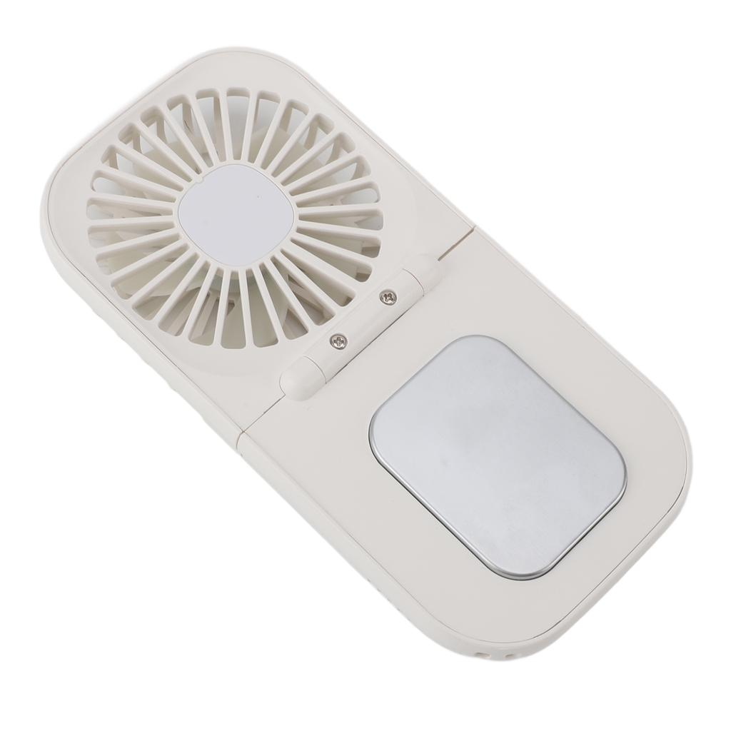 Hand Held Cooling Fan USB Charging 2000mAh Foldable Semiconductor Mini Handheld Fan for Desk
