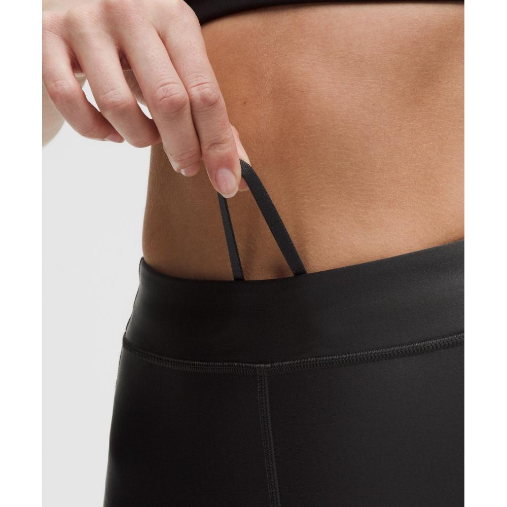 Lululemon Satin Shine High Rise Tight 25  Graphite Grey