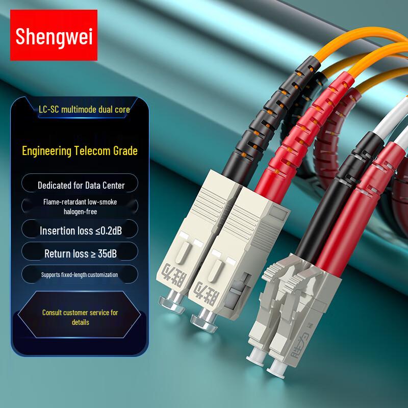 Shengwei Multimode Duplex Fiber Optic Patch Cable