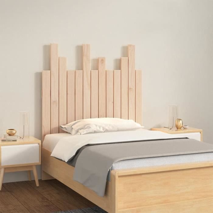 824803 vidaXL Tête de lit murale 82,5x3x80 cm Bois massif de pin