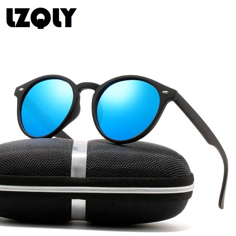 

Классические круглые ретро солнцезащитные очки для мужчин и женщин, поляризационные винтажные черные солнцезащитные очки для вождения, круглые овальные дизайнерские солнцезащитные очки в стиле ретро UV400