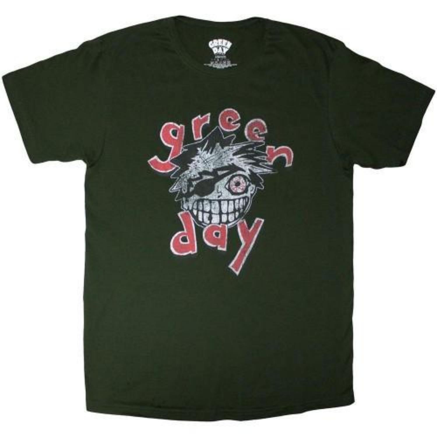 Green Day Unisex Adult Eye Patch T-Shirt XXXXL