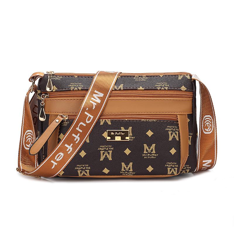 

Spring new messenger bag in fashion women s bag temperament versatile soft leather large capacity shoulder bag length 28 height 18.5 width 11.5CM