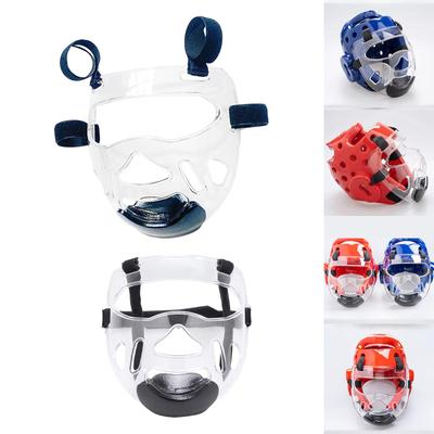 Adults Kids Taekwondo Mask Protector Airsoft Tactical Fast Helmet Head Cover Men Women Face Guard Skate Skis Martial Arts Karate