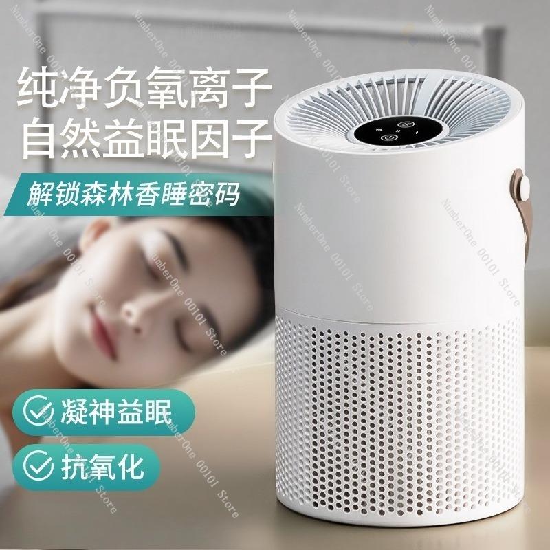 Compact Home Desktop Air Purifier,Quiet Dust&Odor Removal Machine for Furniture Areas,Small Room Air Cleaning Device