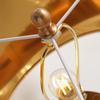 New metal-shaped Nordic light luxury modern bedroom, study and hotel model room special golden decorative table lamp