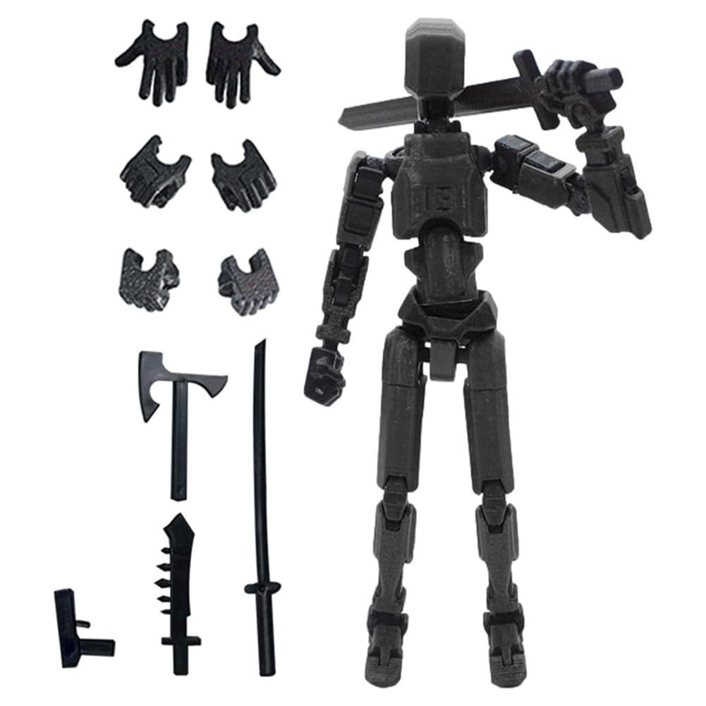Dummy 13 Actionfigur 3D-gedruckt Mehrfach gelenkig Bewegliche Figur Eltern-Kind-Spiel 3D-gedruckte Schaufensterpuppe Desktop-Dekorationen