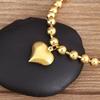 Nidin New Retro Love Shape Copper Beads 4mm/6mm/8mm Charm Bracelets For Female Birthday Party Jewelry Accessories Fine Gifts
