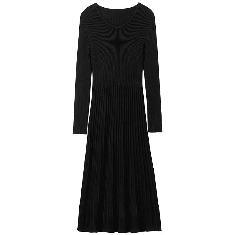 Shangdubila Women's Winter Warm Knitted Long Dress
