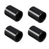 4pcs Door Lock Striker Bushing Black POM Black For Ford F150 F250 F350 1980-1996 Accessory POM Material Durability
