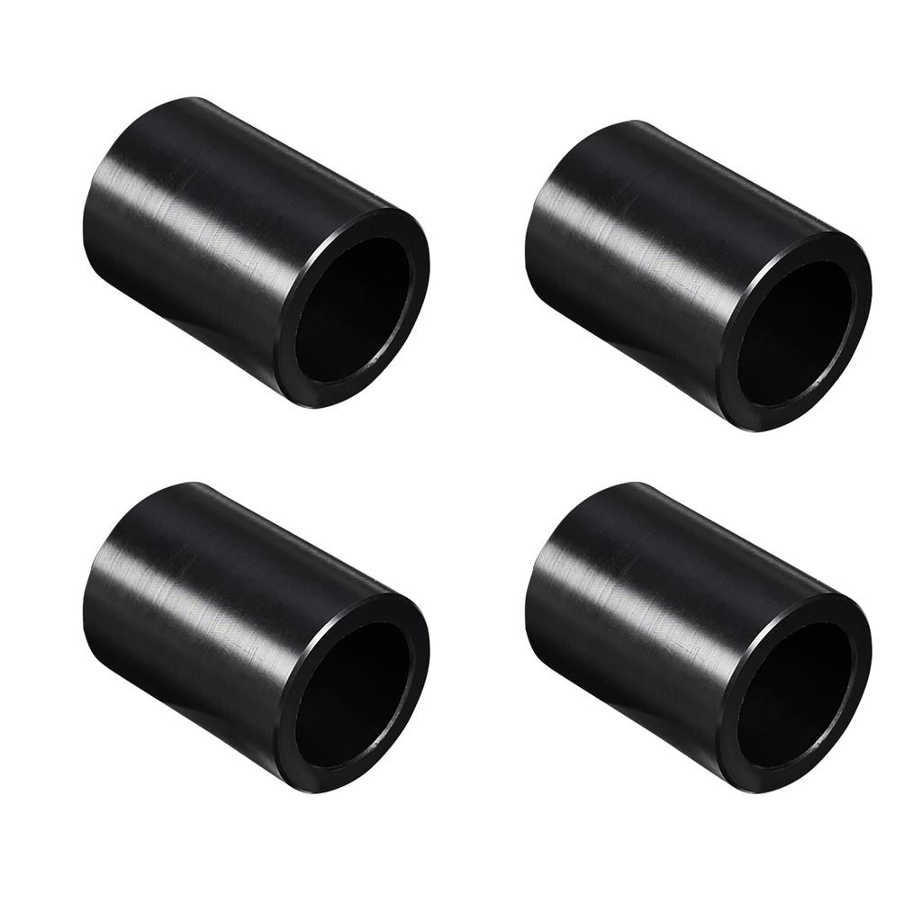 4pcs Door Lock Striker Bushing Black POM Black For Ford F150 F250 F350 1980-1996 Accessory POM Material Durability