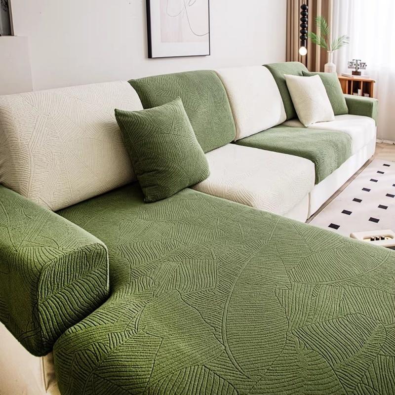 Non-Slip Dustproof Simple Style Sofa Slipcover Four Seasons Universal Elastic Couch Fitted Cushion Covers Sofa Pad Mattress