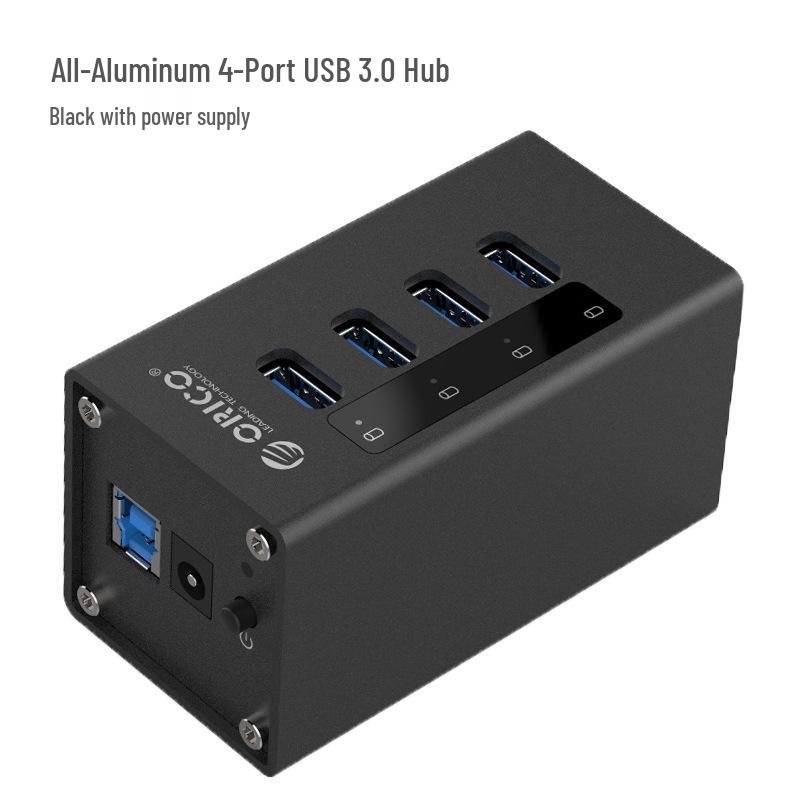 ORICO A3H High-Speed USB 3.0 Four-Port Expansion Hub with Power Supply