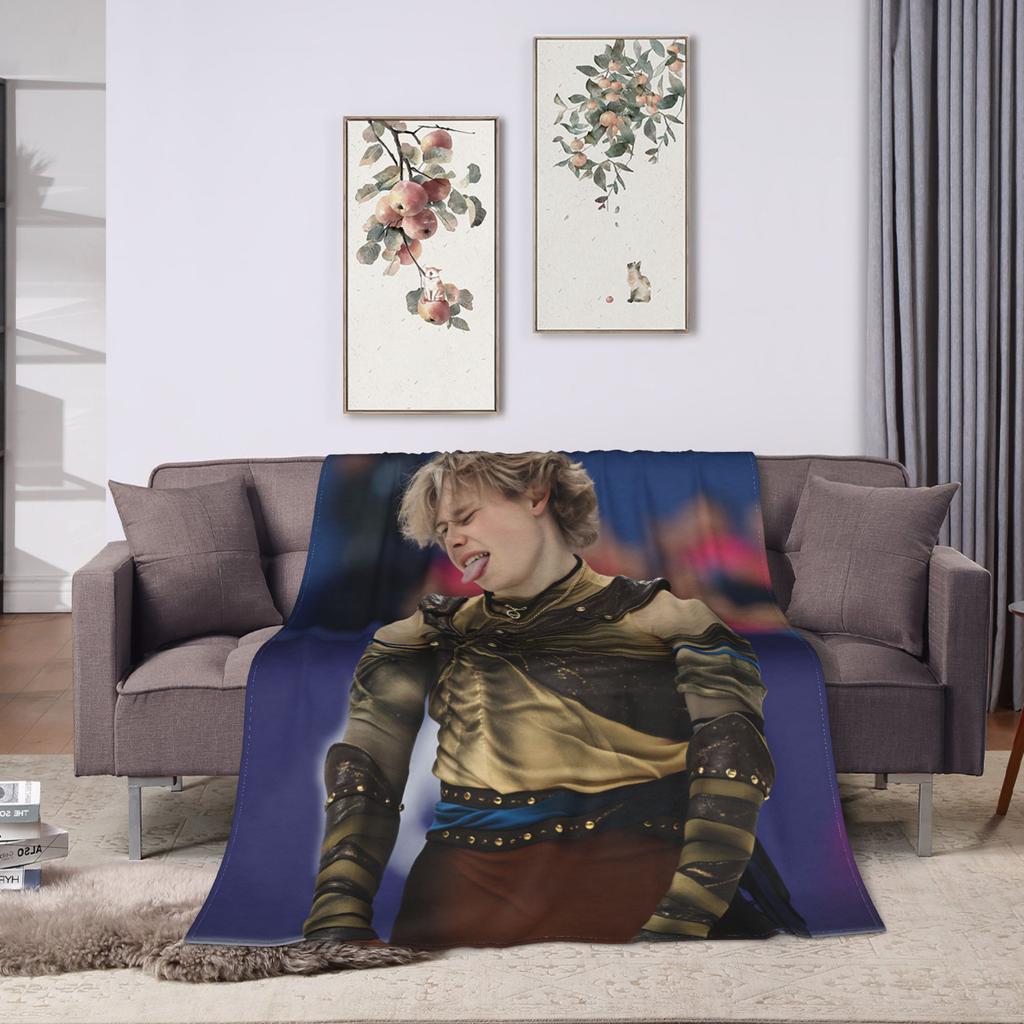 Ilia Malinin Blanket Warm Soft  Throw Blanket Winter Kids Adults Living Room Camping Bedspread
