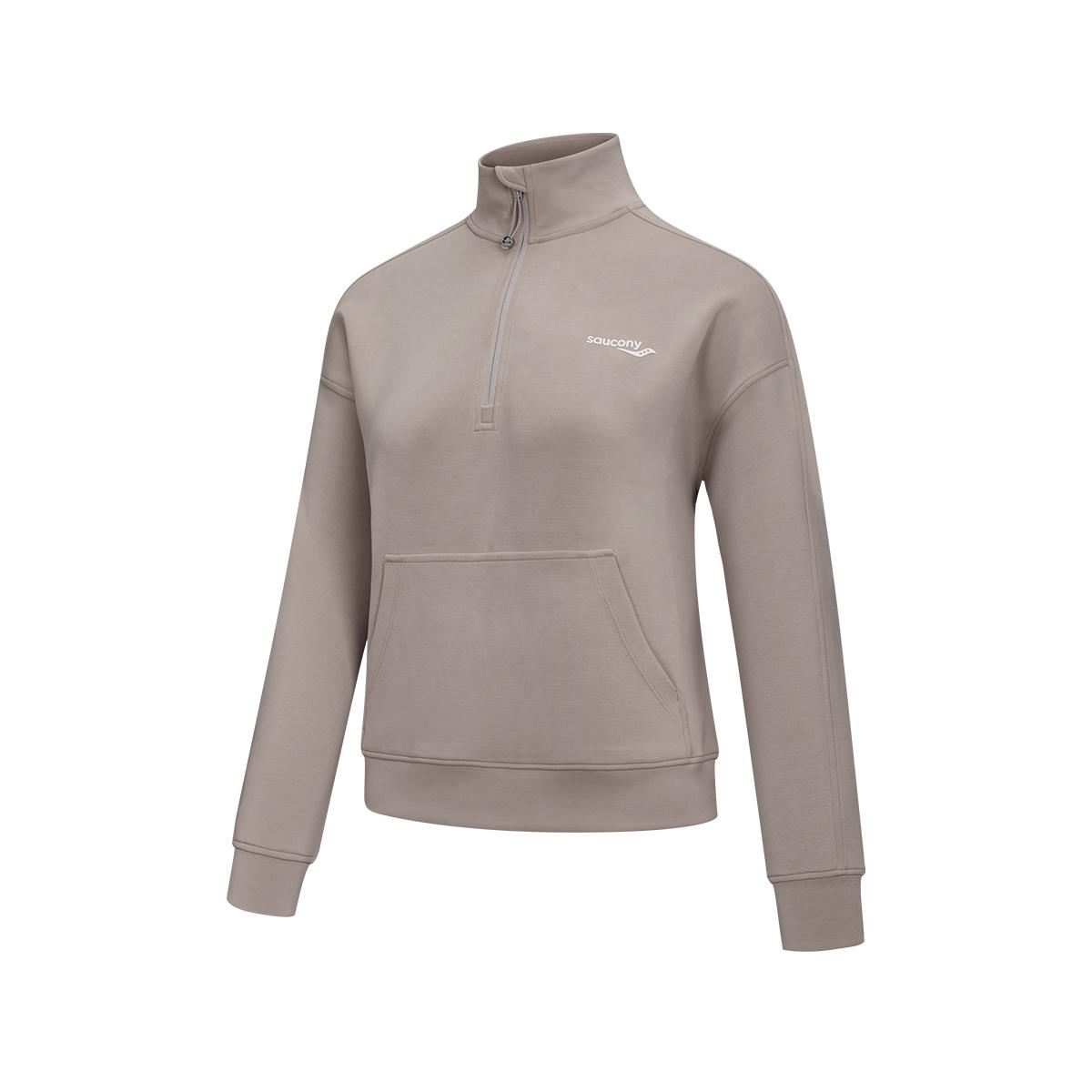 Saucony Stand Collar Half Zip Drop Shoulder Long Sleeve Sweatshirt Women sweatshirt SA1269HS11L-CO094 XL 8800₽