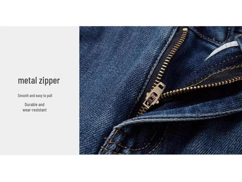 Women's Pink Wide-Leg Denim Pants: Petite, Straight-Leg, Spring/Autumn 2025 Fashion