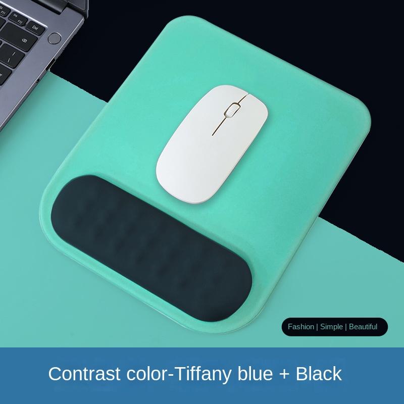Mouse Pad with Wrist Rest Pad Ergonomic Anti-slip Silicone Base Gaming Accessories Mouse Pad Memory Foam Wrist Pad