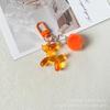 Trendy DIY Transparent Balloon Dog Keychain Charm - Great Gift for Best Friends