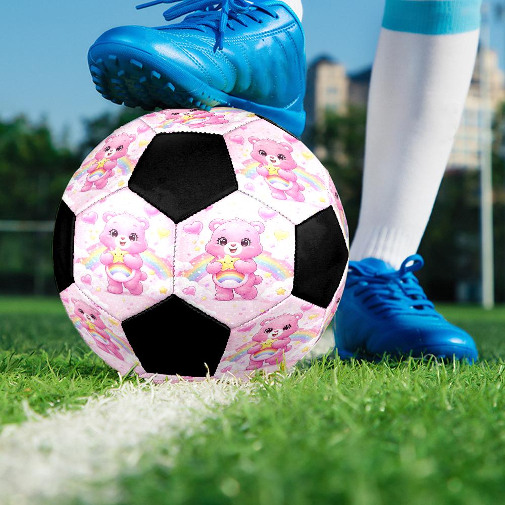 Bear Theme Size 5 Soccer Ball, Suitable for Both Indoor and Outdoor Matches, a Gift Suitable for Everyone.