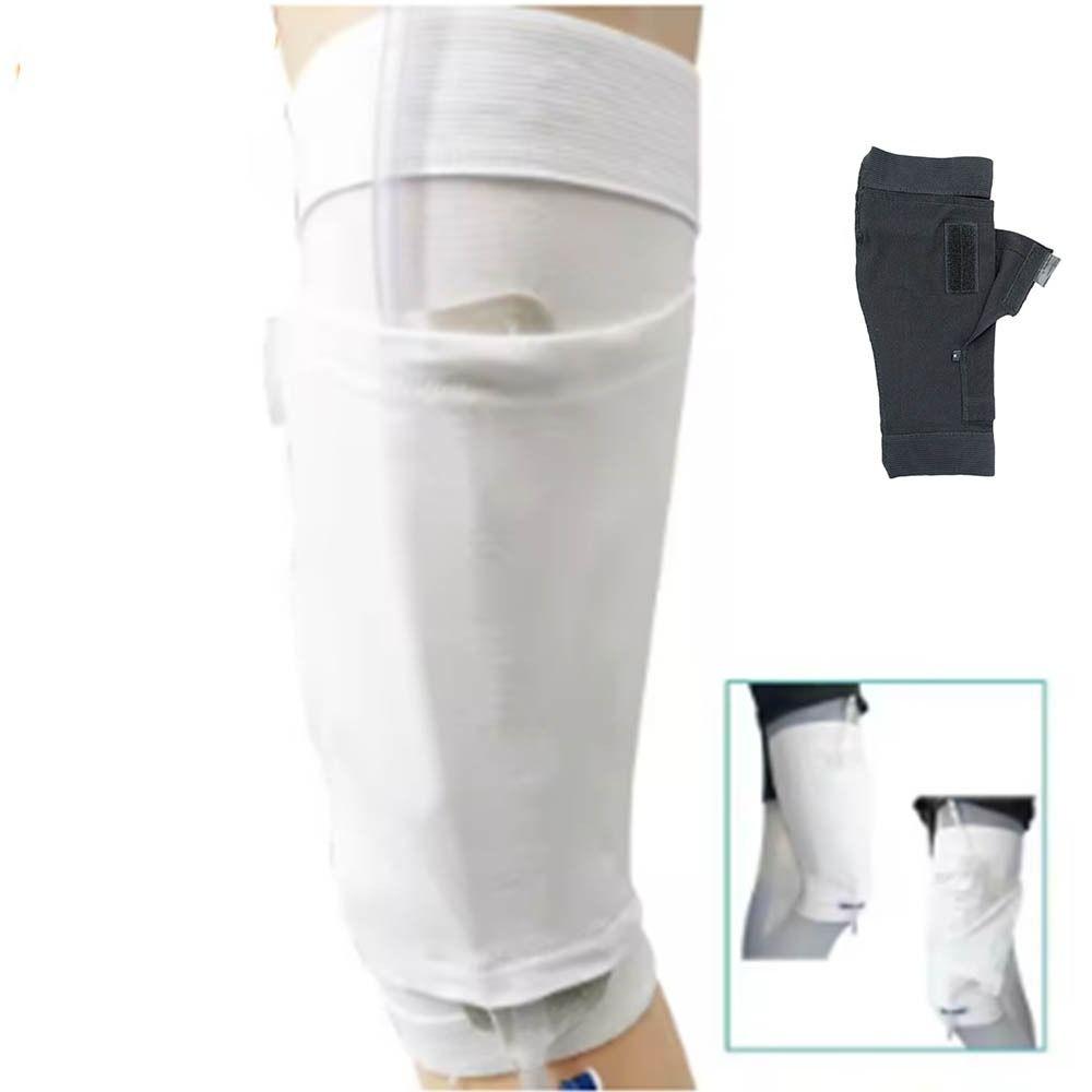 Leak-proof Carer Drainage Bag Reusable Catheter Bag Leg Sleeve Urine Bag Holder  Paralysis Bed Care