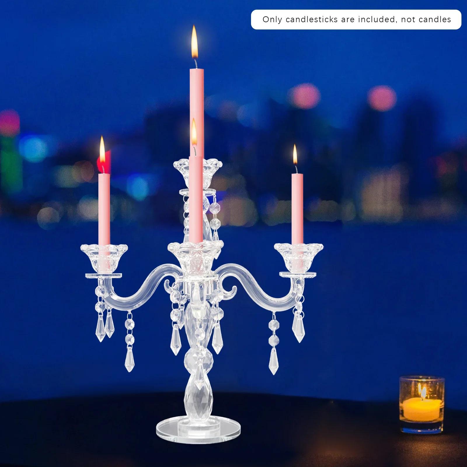 Пятирожковый канделябр, пятирукий хрустальный канделябр-центральная часть, хрустальный канделябр United States