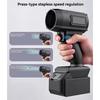 SHGO-Fan Blower 60000RPM High Speed Brushless Motor Stepless Speed Control Handheld Jet For Battery
