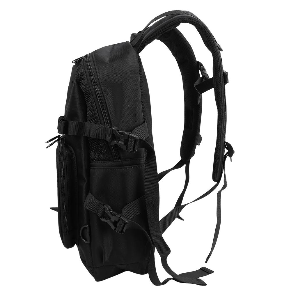 Tool Backpack Heavy Duty 1680D Oxford Fabric Water Proof Hard Wearing Electrician Tool Bag for Plumber Repair Worker