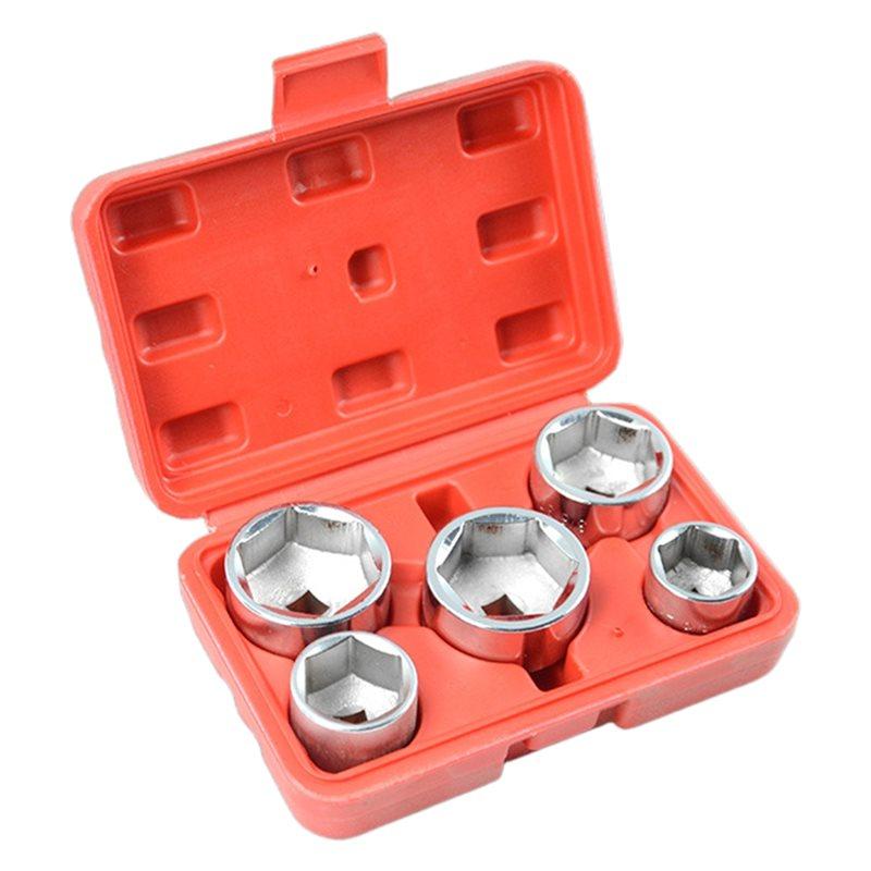 For Efficient Maintenance Cap Type Oil Filter Wrench Tool Set(5-Piece) For Automotive Repair Tools