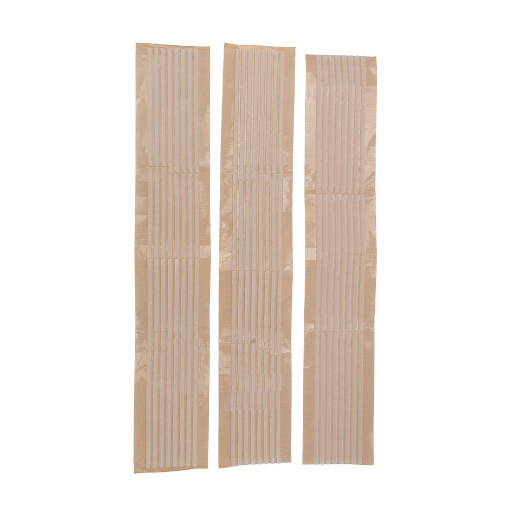 200Pcs Transparent Non Slip Hanger Strips Silicone 0.6x7cm Self Adhesive Hanger Grips Silicone Hanger Pads For Clothes