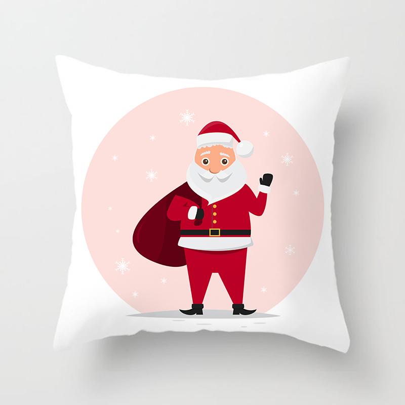 Tegneserie Julenissen Putetrekk Sofa Barnerom dekorasjon Merry Christmas Putetrekk