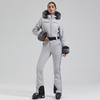 Women's Slim-Fit Double Board Windproof Ski Suit - Waterproof, Thickened, Warm, for Extreme Cold