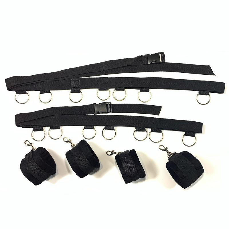Bed Restraint Set Couple Sex Toys Bondage Handcuff Kit Adult Game Tool 18+ Erotic Tie Downs Arm Ankle Sextoy