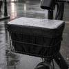 Electric Bike Basket Cover Gathered Skirt Waterproof MultiPoint Fastening Biking