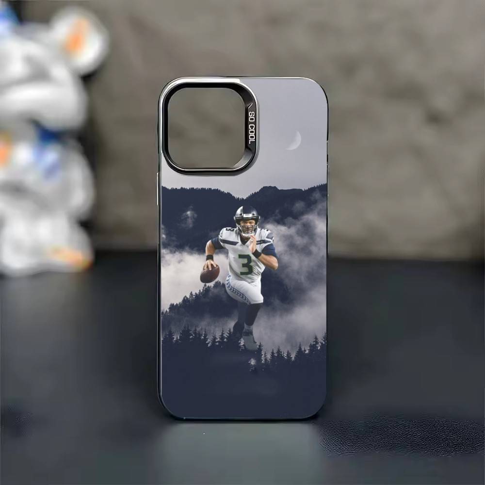 R-Russell Rugby Wilson 3 Phone Case Color Silver Shell For IPhone 17 16 15 14 13 12 11 Pro Max Plus
