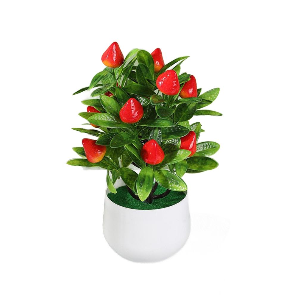 

Home Decor As Shown Artificial Plant Colorful Artificial Plant For Home Artificial Plant Potted Plastic Decor Lifelike Colors земляничный