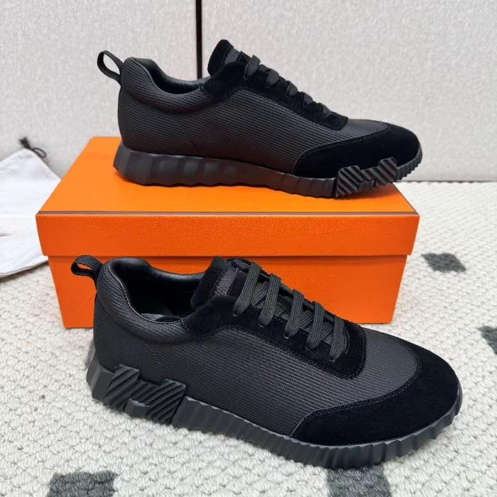 Leather H Men's Shoes Trendy Brand Comfortable Board Shoes Casual, Summer Breathable Sports Shoes Light Luxury High Sense