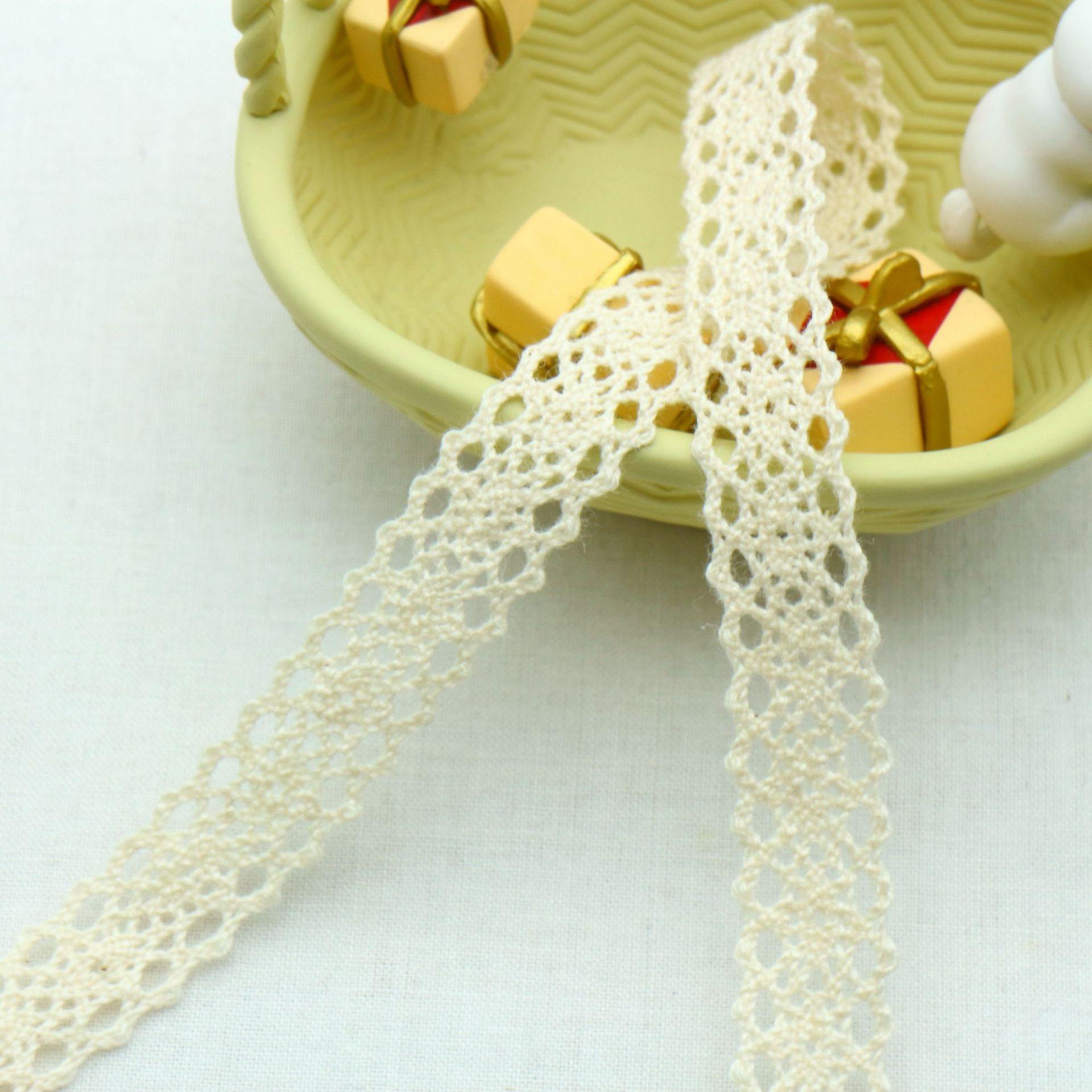 Хлопковое кружево Ручная работа DIY Аксессуары для одежды Кружево Кружево Шторы для дивана Юбка для куклы Кружевная тесьма 23032