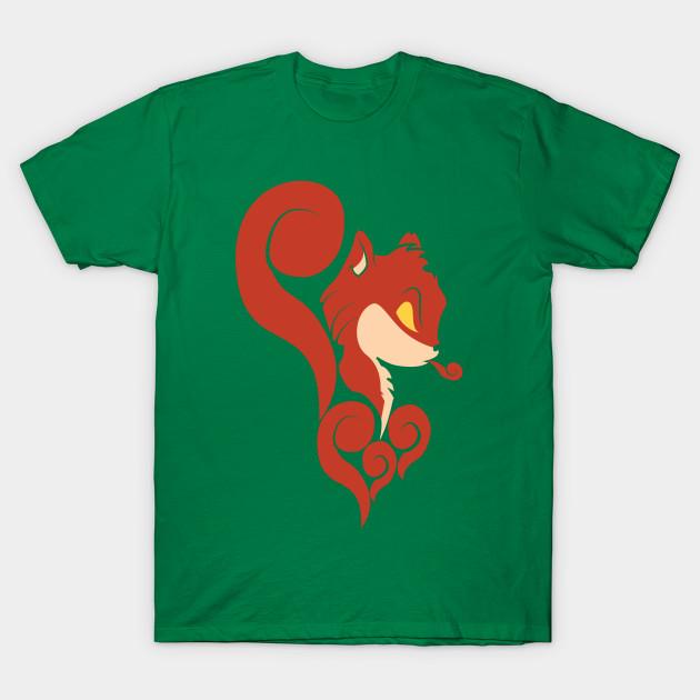 Unisex Fashion TShirt Swirl Squirrel Print TShirt Plus Size S-5XL T-Shirt 100%Cotton Tops O Neck Short Sleeve Tees