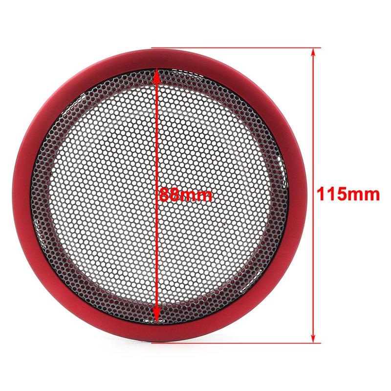 Car Speaker Cover Decoration Trim Universal For BMW F30 F35 3 4 Series All Years Blue/Red/Black/Silver
