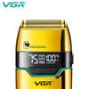 2026 VGR V-350 Men's Shaver Convenient Shaver Intelligent LED Digital Hair Trimming Dual-Head Shaver Metal Body Electric Rechargeable Shaver