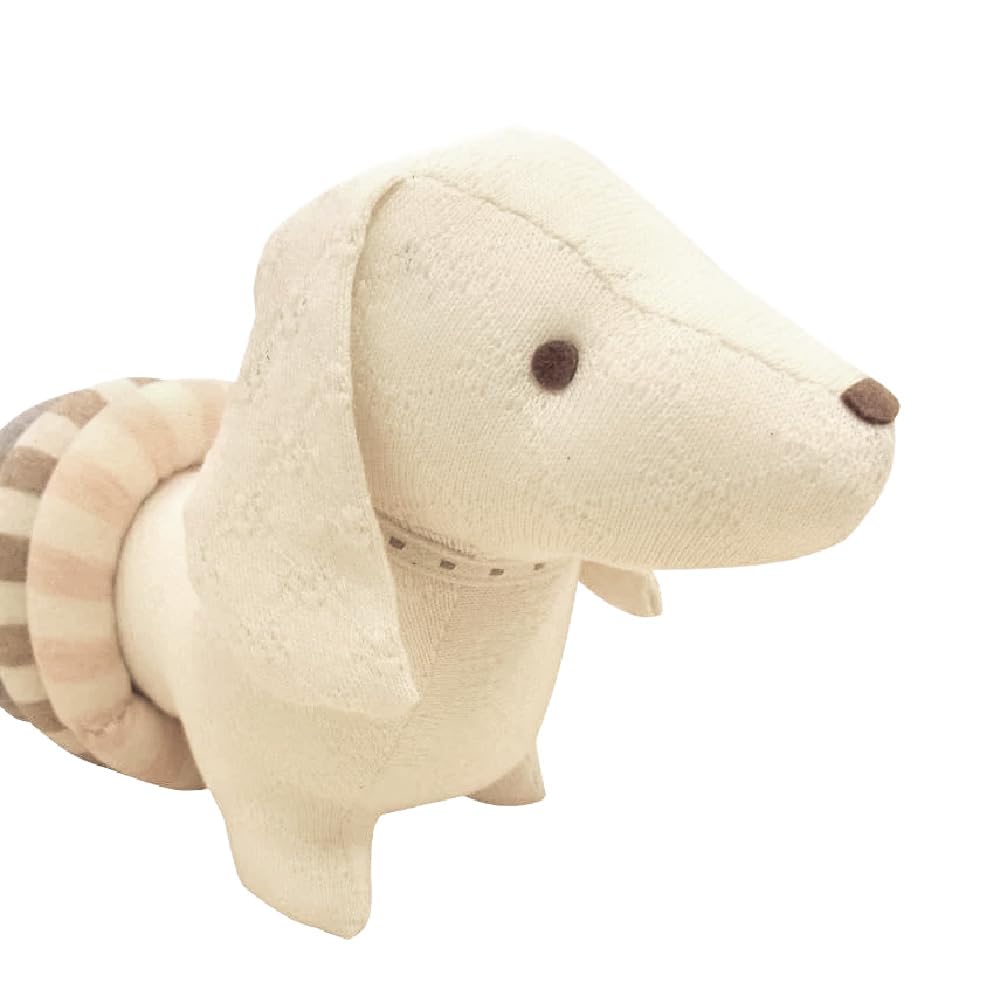 [Garten] Stoffhund (mit Ring)