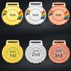 Marathon Gold Winner Award Medals With Neck Ribbon 3D Running Runner 1St 2Nd Trophy Various Sport Souvenir Prize Gift Customized