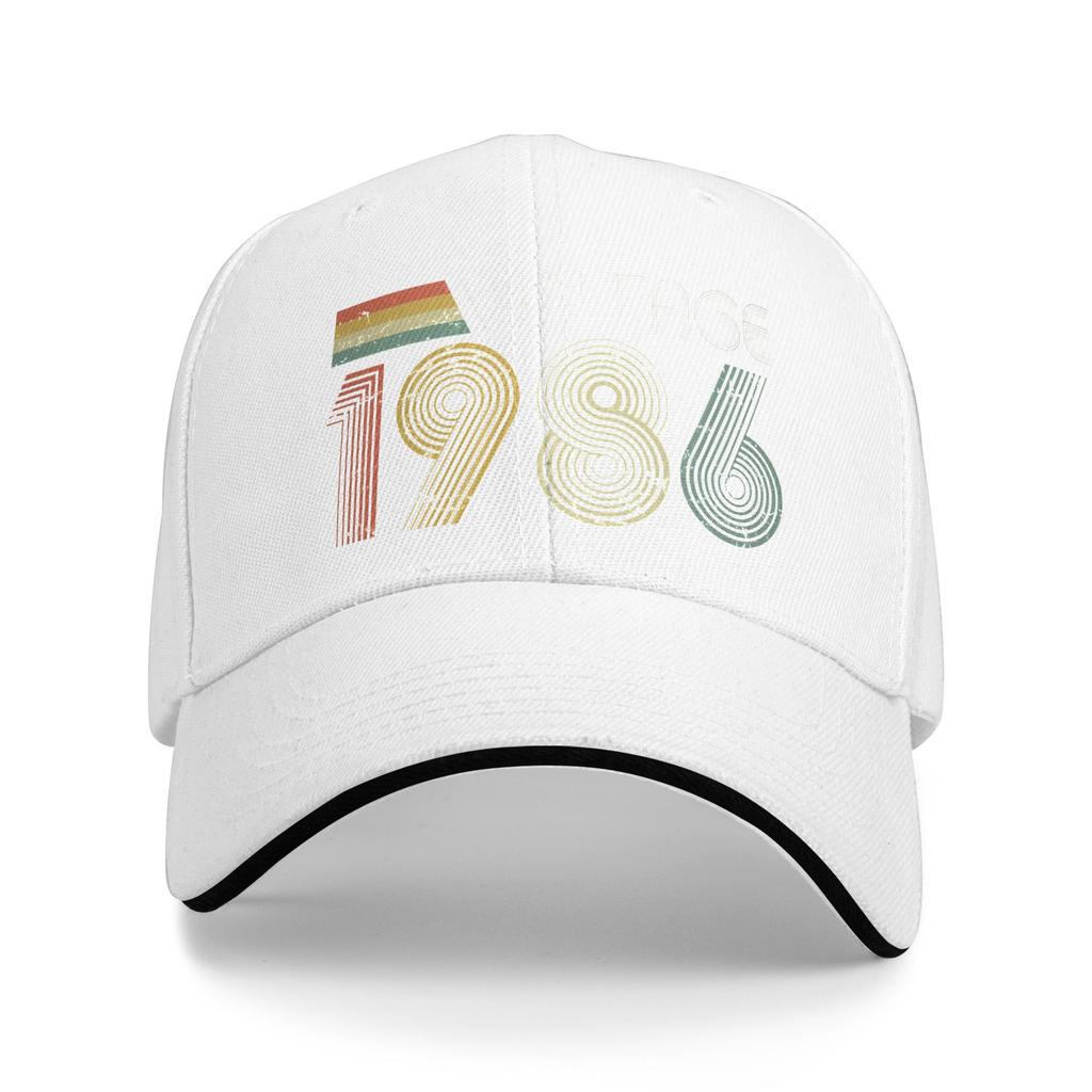 WoUnisex Unisex Vintage 1986 40th Birthday Gift Outdoor Hat Summer 40 Years Old Sun Cap Casual Baseball Cap 2026 Sunscreen Hats