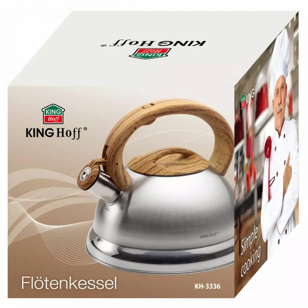 KINGHOFF KH-3336 3L KETTLE WITH WHISTLE