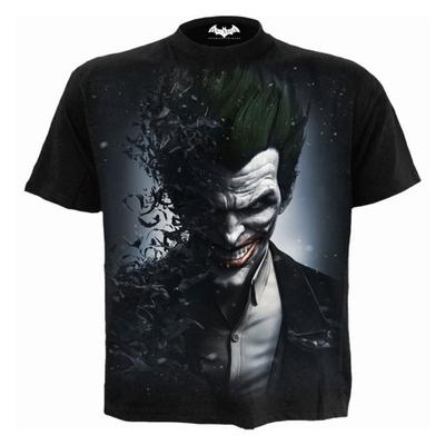 DC Comics Unisex Adult Batman & Joker Back Print T-Shirt