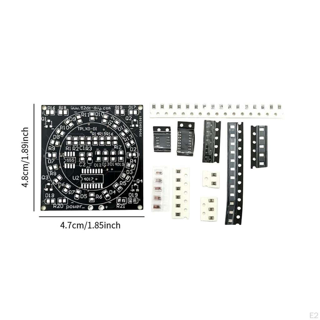 Kit for Electronic Soldering Practice Includes SMD Board And Printed Circuit Suitable