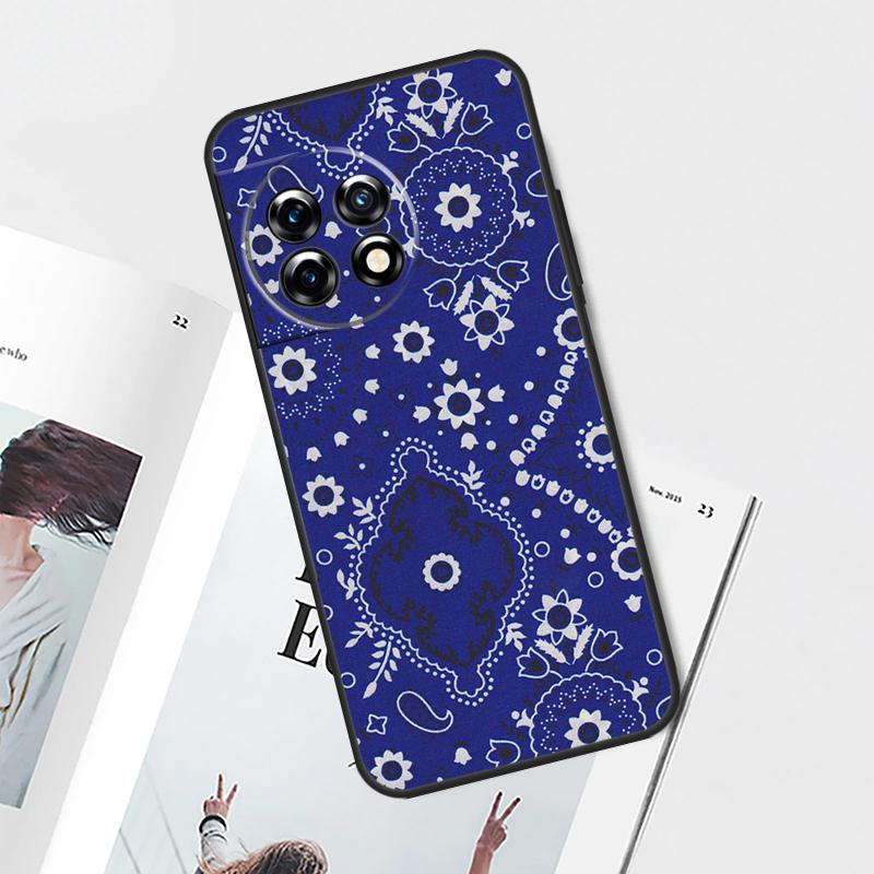 Bandana Paisley Pattern Case For OnePlus Nord 5 CE 4 3 Lite N20 N30 OnePlus 15 13 12 11 8 9 10 Pro 12R 13T 13R Cover