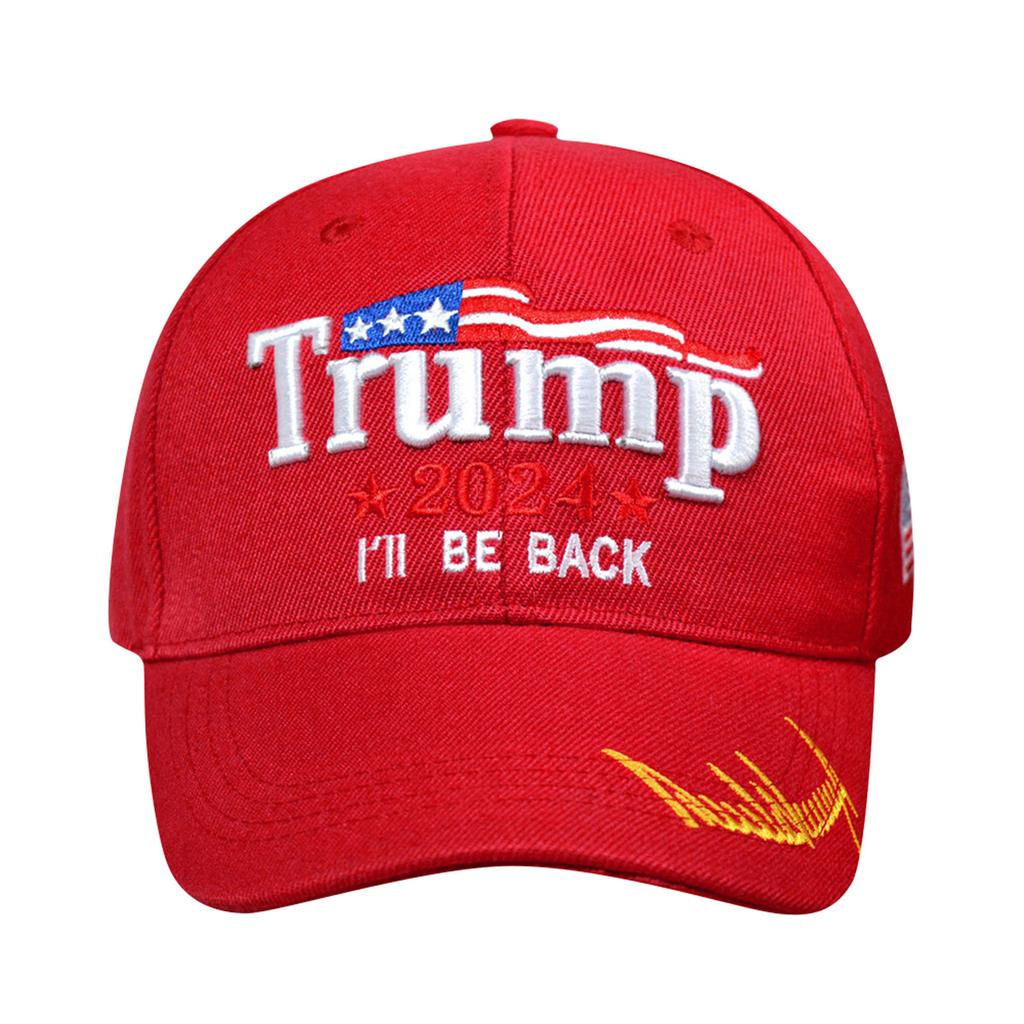 2024 Campaign Hat Flag Of The United States Embroidery Adjustable Hat For Men And Women
