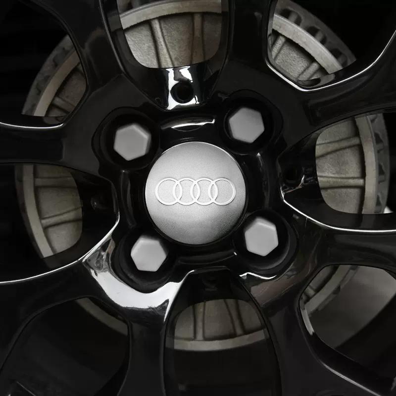 4Pcs 56mm Car Wheel Center Hub Caps Emblem Sticker Badge For 5djsm A3 A4 B8 8P 8V B6 A5 A6 C7 Q5 B9 B7 C6 A1 Q7 Q3 Auto Accessory djsm5